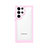 Silicone Transparent Frame Case Cover M03 for Samsung Galaxy S22 Ultra 5G Pink