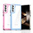 Silicone Transparent Frame Case Cover M03 for Samsung Galaxy S24 5G