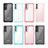 Silicone Transparent Frame Case Cover M03 for Samsung Galaxy S24 5G