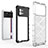 Silicone Transparent Frame Case Cover M04 for Vivo iQOO 9 Pro 5G