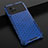 Silicone Transparent Frame Case Cover M05 for Vivo iQOO 9 5G Blue