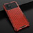 Silicone Transparent Frame Case Cover M05 for Vivo iQOO 9 5G Red