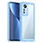 Silicone Transparent Frame Case Cover M06 for Xiaomi Mi 12 5G Blue