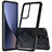 Silicone Transparent Frame Case Cover M07 for Xiaomi Mi 12X 5G Black