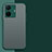 Silicone Transparent Frame Case Cover P01 for Vivo iQOO Z6 Pro 5G Midnight Green