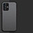 Silicone Transparent Frame Case Cover P01 for Vivo V23 Pro 5G Black