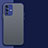 Silicone Transparent Frame Case Cover P01 for Vivo V23 Pro 5G Blue