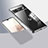 Silicone Transparent Frame Case Cover W01L for Google Pixel 7a 5G