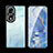 Silicone Transparent Frame Case Cover W01L for Huawei Honor 80 Pro 5G