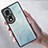 Silicone Transparent Frame Case Cover W01L for Huawei Honor 80 Pro 5G