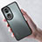 Silicone Transparent Frame Case Cover W01L for Huawei Honor 90 5G