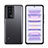 Silicone Transparent Frame Case Cover W01L for Xiaomi Redmi K60 Pro 5G