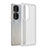 Silicone Transparent Frame Case Cover WL1 for Huawei Honor 70 Pro 5G Clear