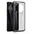 Silicone Transparent Frame Case Cover WL1 for Huawei Honor Magic4 Ultimate 5G Black