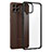 Silicone Transparent Frame Case Cover WL1 for Samsung Galaxy M33 5G