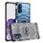 Silicone Transparent Frame Case Cover WL1 for Samsung Galaxy S20