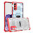 Silicone Transparent Frame Case Cover WL1 for Samsung Galaxy S20 5G