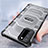 Silicone Transparent Frame Case Cover WL1 for Samsung Galaxy S20 FE 4G