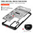 Silicone Transparent Frame Case Cover WL1 for Samsung Galaxy S20 FE 4G
