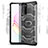 Silicone Transparent Frame Case Cover WL1 for Samsung Galaxy S20 FE 5G