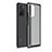 Silicone Transparent Frame Case Cover WL1 for Xiaomi Poco F3 5G Black