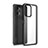 Silicone Transparent Frame Case Cover WL1 for Xiaomi Poco X4 GT 5G Black