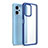 Silicone Transparent Frame Case Cover WL1 for Xiaomi Poco X4 GT 5G Blue