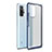 Silicone Transparent Frame Case Cover WL1 for Xiaomi Redmi Note 10 Pro 4G Blue