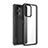 Silicone Transparent Frame Case Cover WL1 for Xiaomi Redmi Note 11T Pro 5G Black