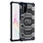 Silicone Transparent Frame Case Cover WL2 for Samsung Galaxy S20 FE (2022) 5G