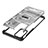 Silicone Transparent Frame Case Cover WL2 for Samsung Galaxy S20 FE (2022) 5G