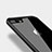 Silicone Transparent Frame Case F01 for Apple iPhone 7 Plus Black