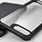 Silicone Transparent Frame Case for Apple iPhone 7 Plus Black