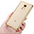 Silicone Transparent Frame Case for Xiaomi Redmi Note 4X Gold