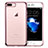 Silicone Transparent Frame Case T01 for Apple iPhone 8 Plus Pink