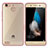 Silicone Transparent Matte Finish Frame Case for Huawei Enjoy 5S Rose Gold