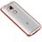 Silicone Transparent Matte Finish Frame Case for Huawei G8 Rose Gold