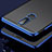 Silicone Transparent Matte Finish Frame Case for Huawei Mate 10 Lite Blue