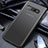 Silicone Transparent Matte Finish Frame Case for Samsung Galaxy S10 5G Black