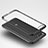 Silicone Transparent Matte Finish Frame Case for Xiaomi Mi 6 Black