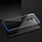 Silicone Transparent Matte Finish Frame Case for Xiaomi Mi Mix Evo Blue