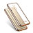 Silicone Transparent Matte Finish Frame Case for Xiaomi Redmi Note 3 Gold