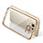 Silicone Transparent Matte Finish Frame Cover for Samsung Galaxy Note 5 N9200 N920 N920F Gold