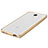 Silicone Transparent Matte Finish Frame Cover for Xiaomi Mi 4 Gold