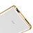 Silicone Transparent Matte Finish Frame Cover for Xiaomi Mi 4 Gold