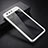 Silicone Transparent Mirror Frame Case 360 Degrees for Huawei Honor 9 White