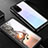 Silicone Transparent Mirror Frame Case 360 Degrees for Samsung Galaxy S20 Plus Black