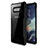 Silicone Transparent Mirror Frame Case 360 Degrees T03 for Samsung Galaxy Note 8 Black