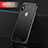 Silicone Transparent Mirror Frame Case 360 Degrees T05 for Apple iPhone X Black