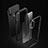 Silicone Transparent Mirror Frame Case 360 Degrees T08 for Apple iPhone X Black